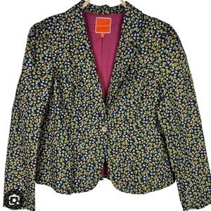ModCloth Floral Cottagecore One Button Blazer/Jacket/Lined - NWOT